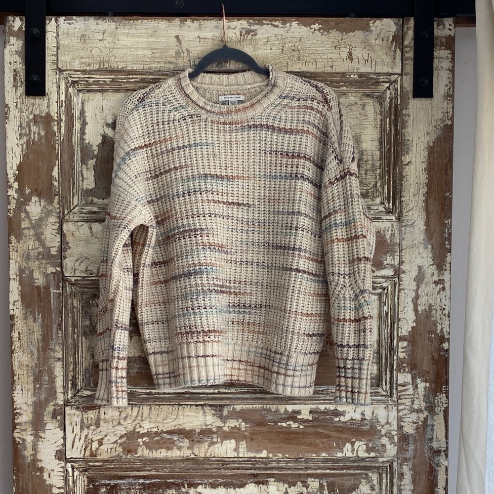 American Eagle Outfitters Vintage Multicolor Knit Sweater, XS